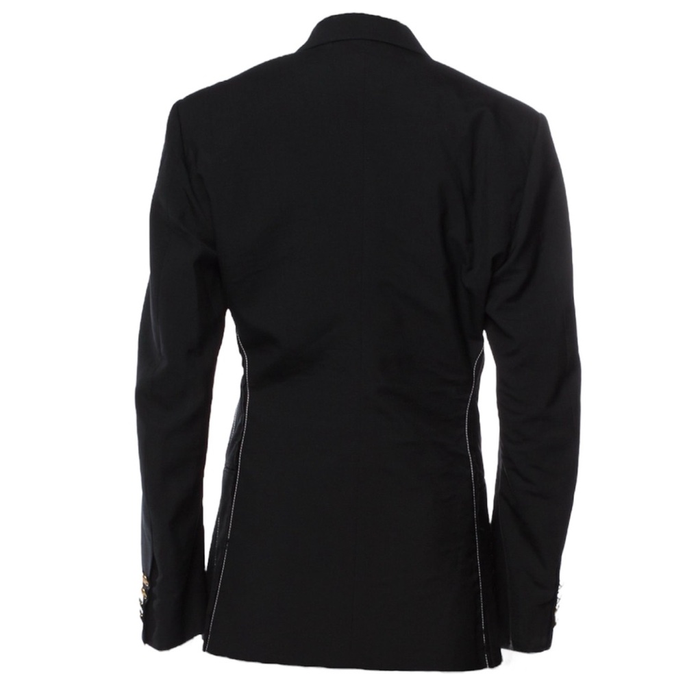 CÉLINE BLACK WOOL & CASHMERE JACKET & PANT SUIT SIZE 38 PHOEBE PHILO - Picture 10 of 16
